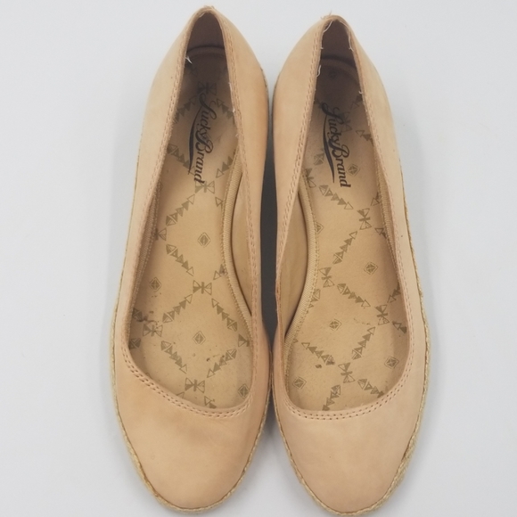 Lucky Brand Tilly Blush Pink Espadrille Wedge - Picture 7 of 7